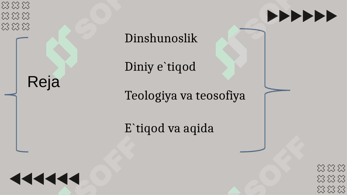 Din, dinshunoslik, din falsafasi, teologiya , teosofiya, xudojo`ylik, diniy e`tiqod, aqida, ilohot tushunchalari 2