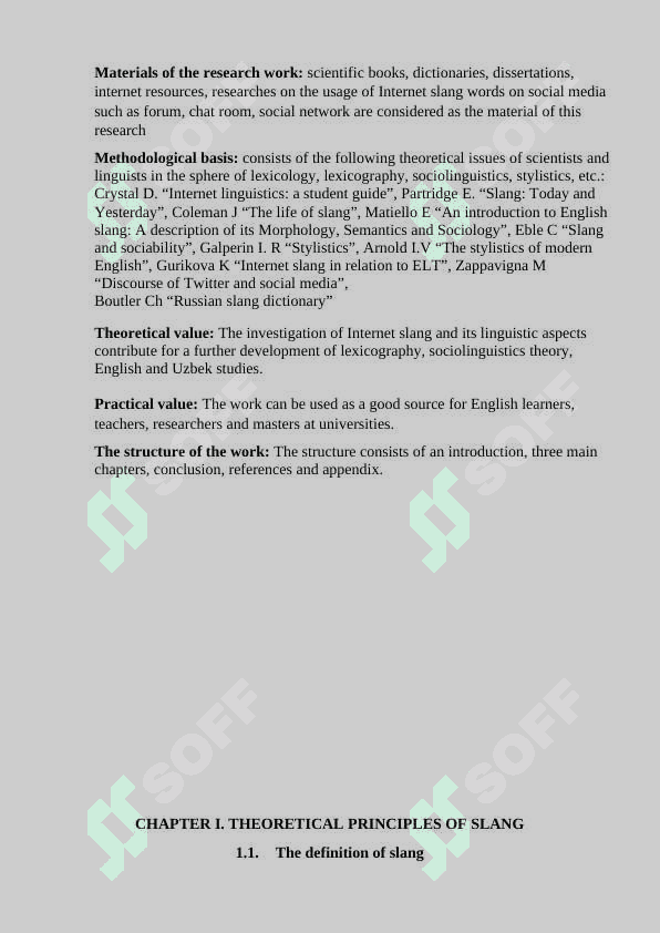 Functional use of internet slang in the english and uzbek languages 4