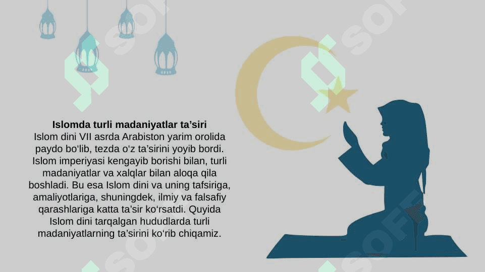 Islom oqimlari va yoʻnalishlari paydo boʻlish sabablari 8