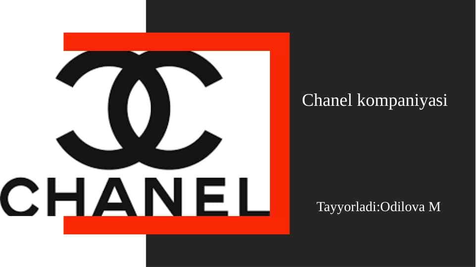 Chanel kompaniyasi 1