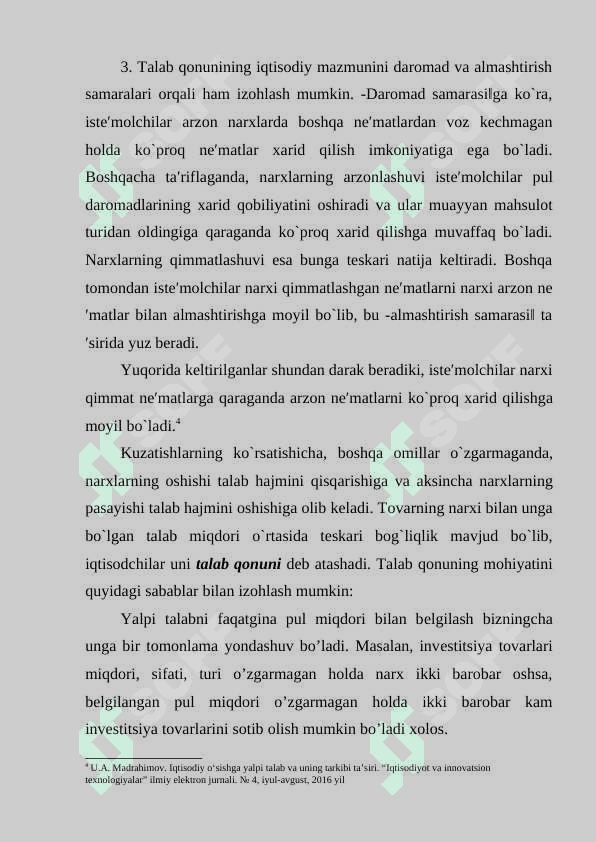 Yalpi talab:uning tarkibi va uning miqdoriga ta'sir etuvchi omillar 8