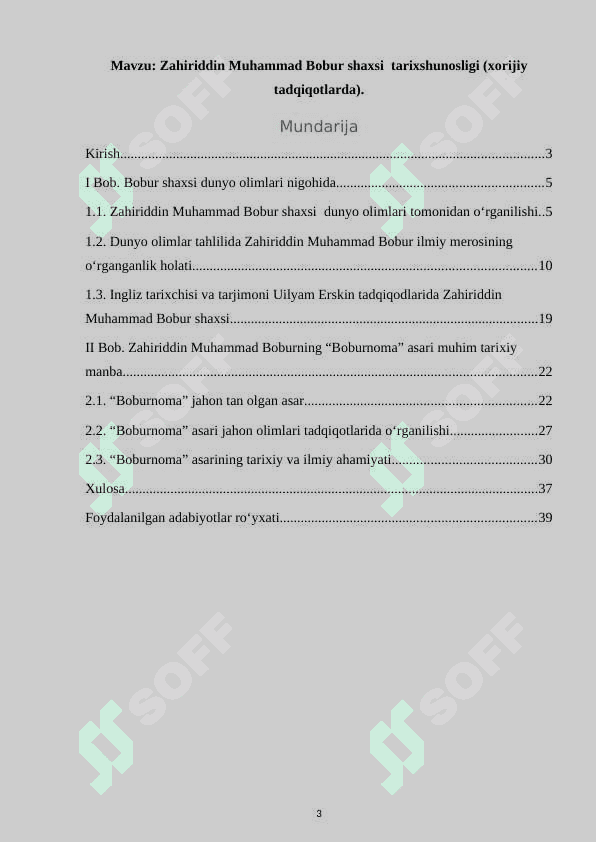 Zahiriddin Muhammad Bobur shaxsi  tarixshunosligi (xorijiy tadqiqotlarda) 2