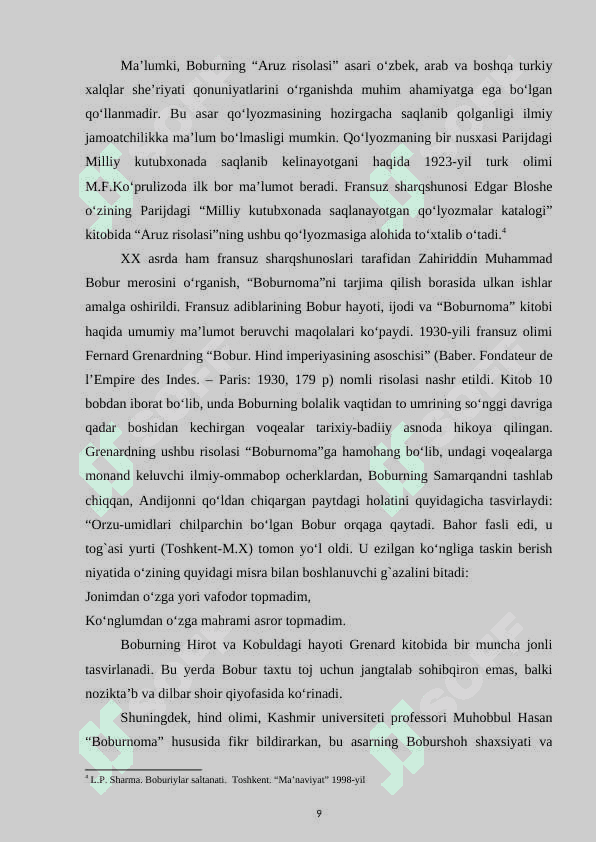 Zahiriddin Muhammad Bobur shaxsi  tarixshunosligi (xorijiy tadqiqotlarda) 8