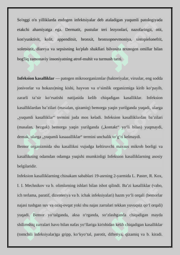 INFEKTSIYA VA UNING TURLARI 3