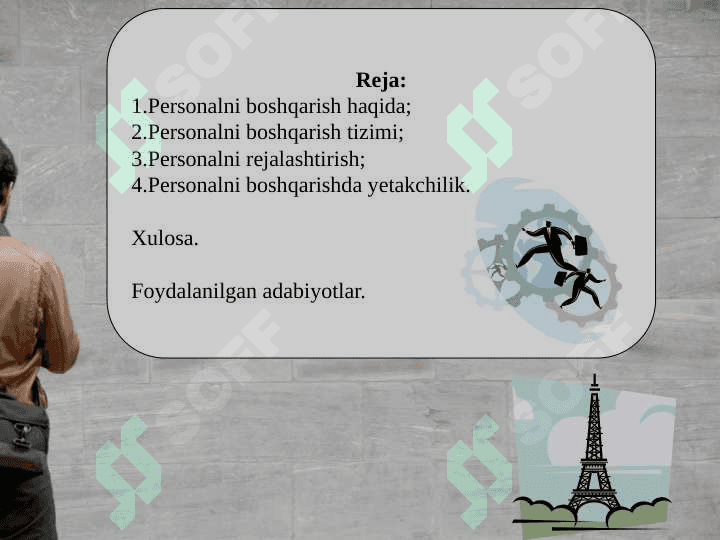 Personalni boshqarish 2
