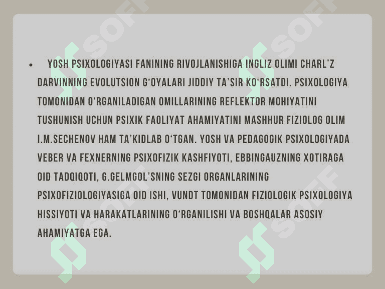 Turli yosh davrlarida o‘zlashtirish xususiyatlari 5