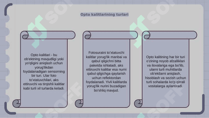 Opto kalitlar 6