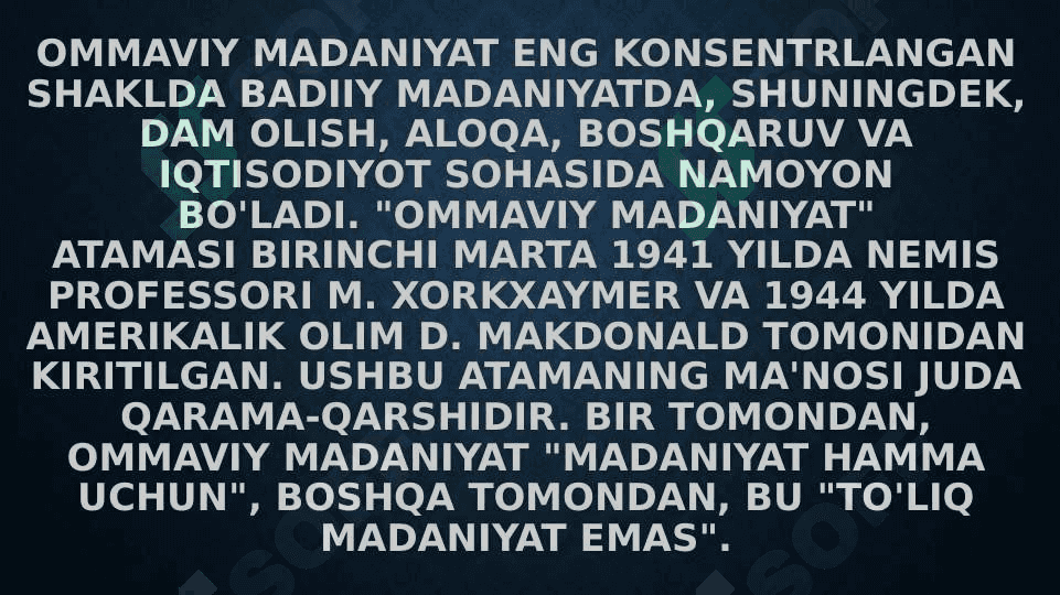 Filmlar va ommaviy ma’daniyat 3