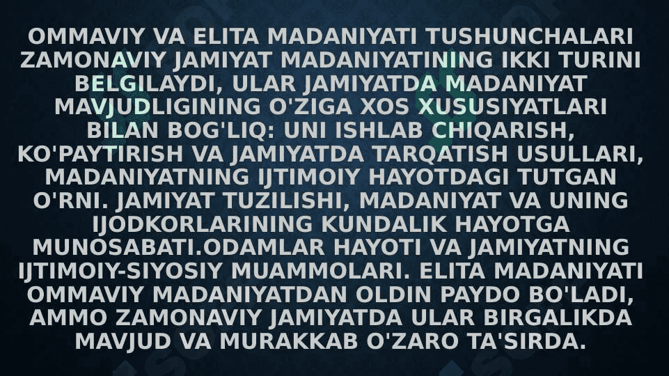 Filmlar va ommaviy ma’daniyat 6