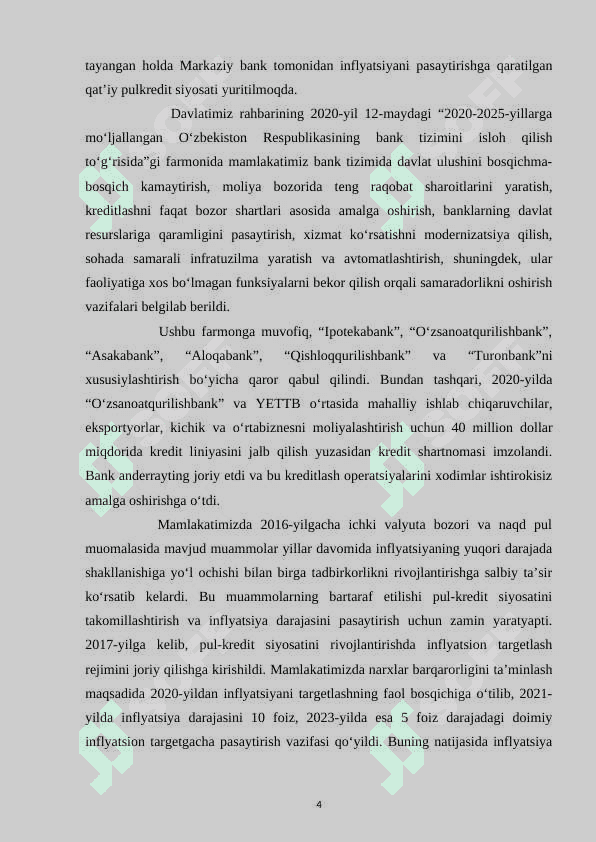 Bank balansi va uning tarkibiy tuzilmasi 4
