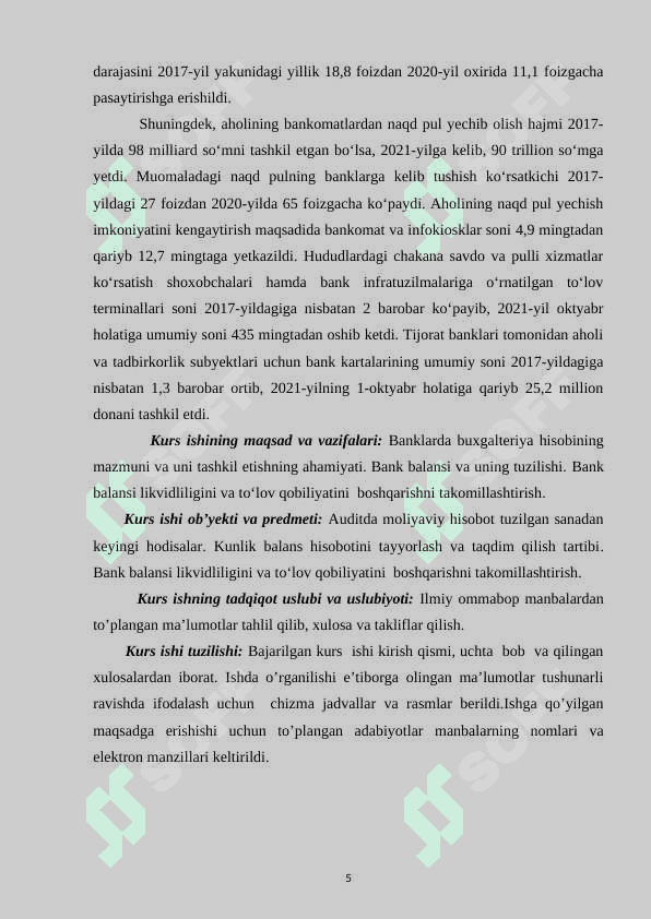 Bank balansi va uning tarkibiy tuzilmasi 5