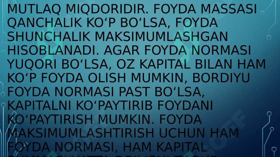 Foydaning ishlatish tahlili 4