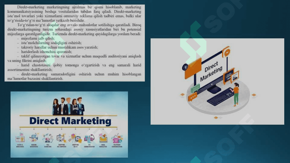 Marketing kommunikatsiyasida direkt-marketing 3