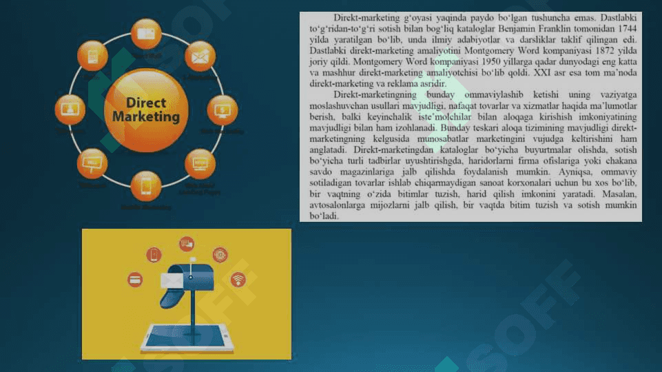 Marketing kommunikatsiyasida direkt-marketing 4