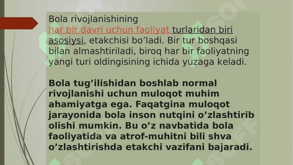 Bola rivojlanishida muhitning ta'siri 5