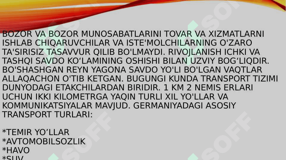 Germaniya Federativ Respublikasining transport tizimi 3