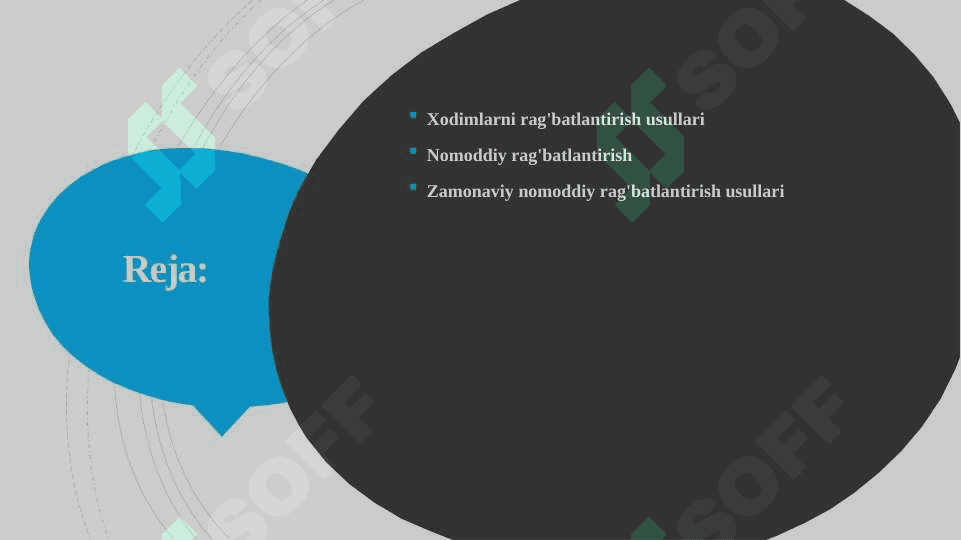 Personalni rag'batlantirish : nomoddiy usullari 2