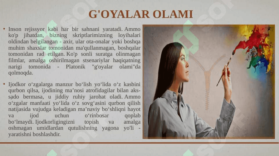 shaxs ijodiyotining muammosi 4
