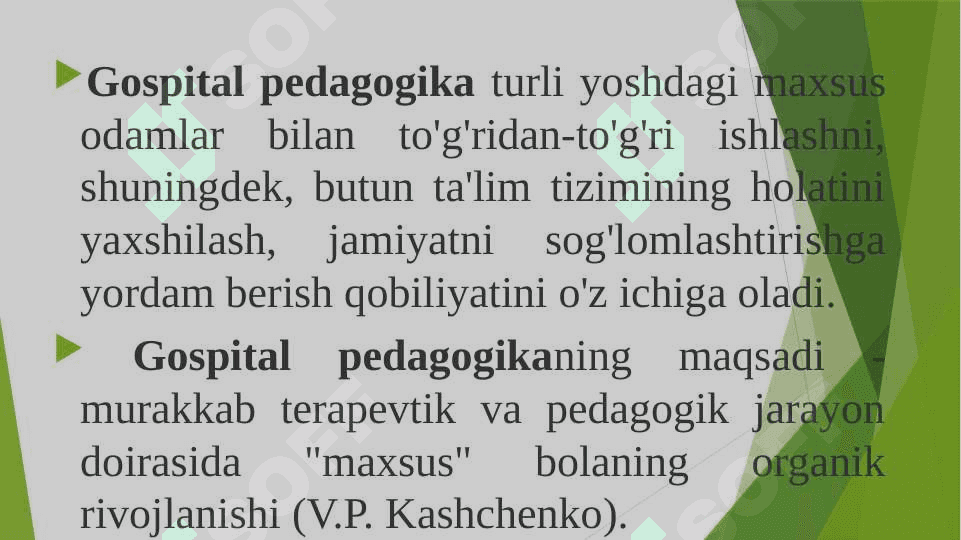 Gospital pedagogikaning umumiy asoslari 7