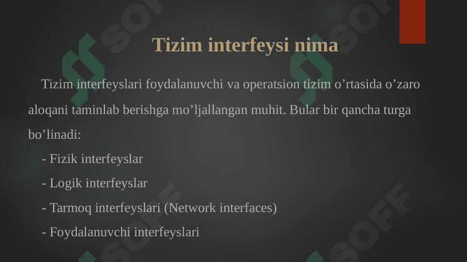 Kompyuter tizim interfeyslari va shinalarning tashkil etilishi 3