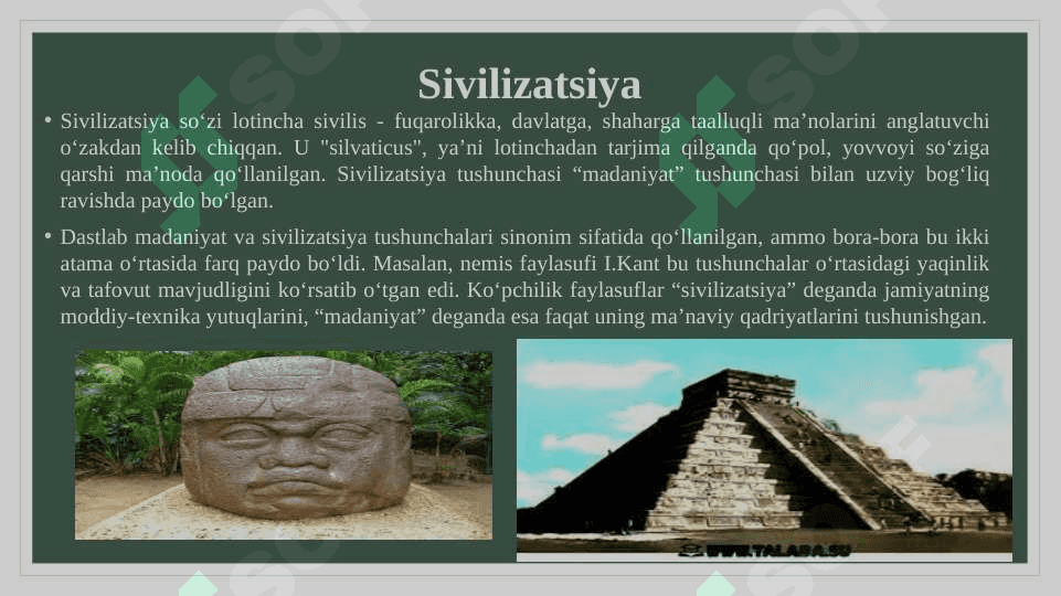 Sivilizatsiya tushunchasining tahlili 3