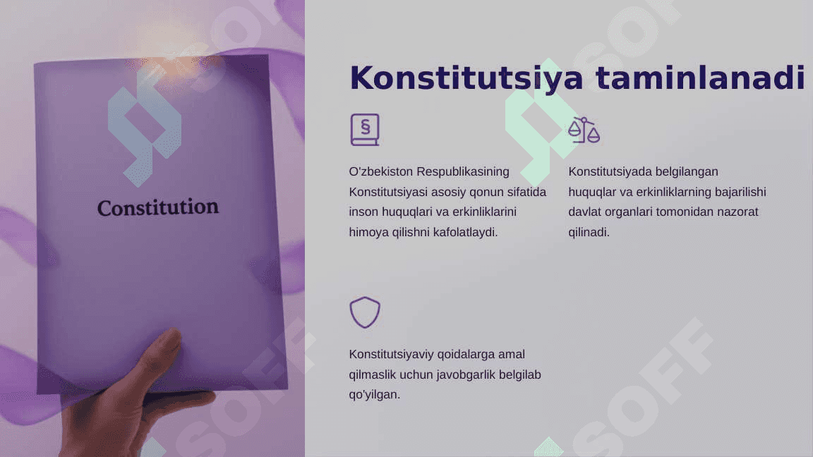 Yangi O'zbekistonda inson haq-huquqlari va erkinliklari kafolatining yaratilishi 2 2