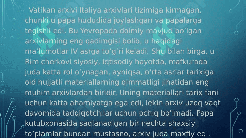 Vatikan arxivi 2