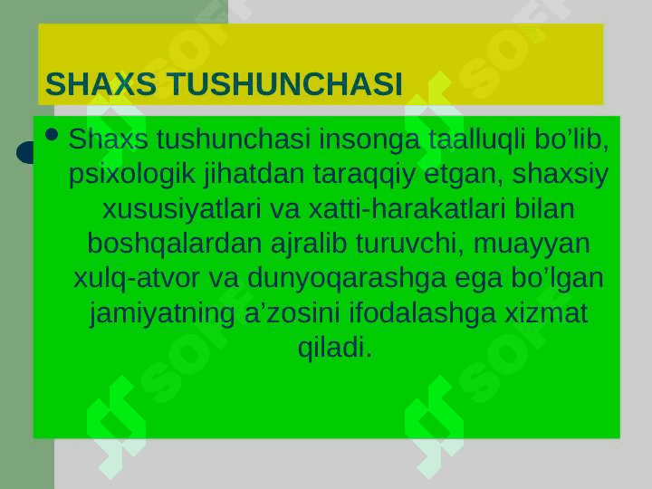Shaxs tarbiyasida madaniyat 3