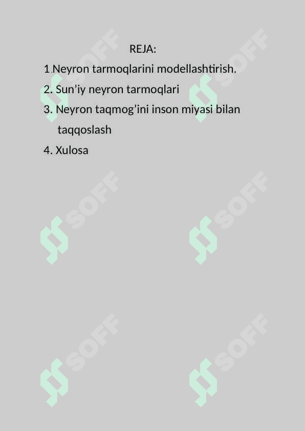 NEYRON TAQMOQLARI 2