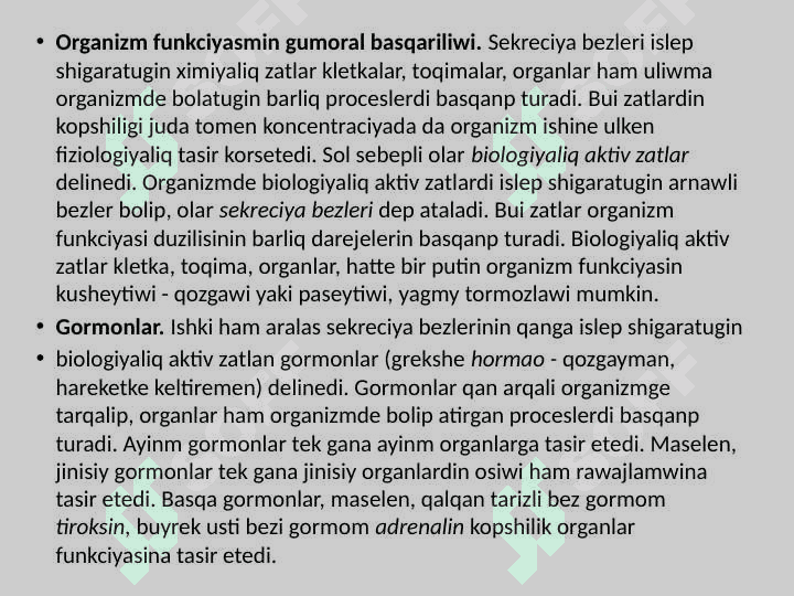 Sekretsiya bezleri 2