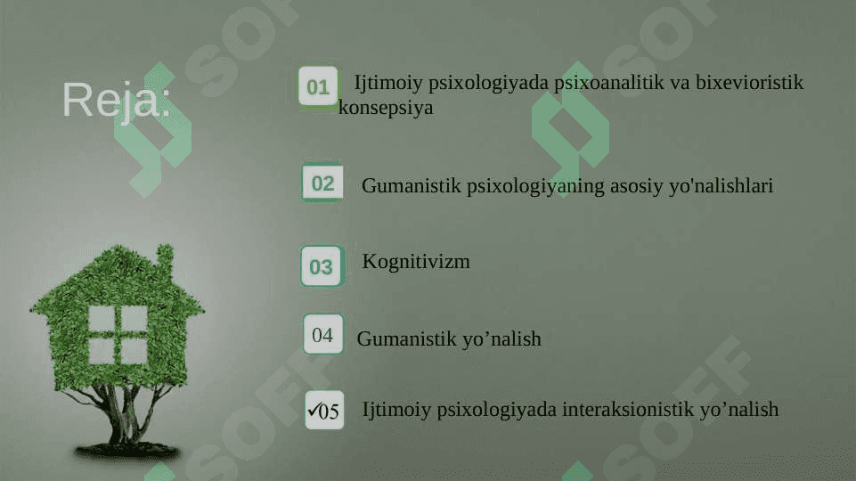 Ijtimoiy  psixologiyaning asosiy va zamonaviy yo‘nalishlari pptx 3