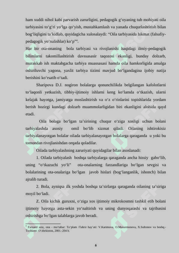Bola ota-ona munosabatlarining pedagogik muammolari 6