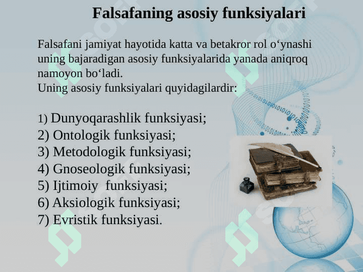 Falsafa va uning jamiyat hayotidagi roli 8