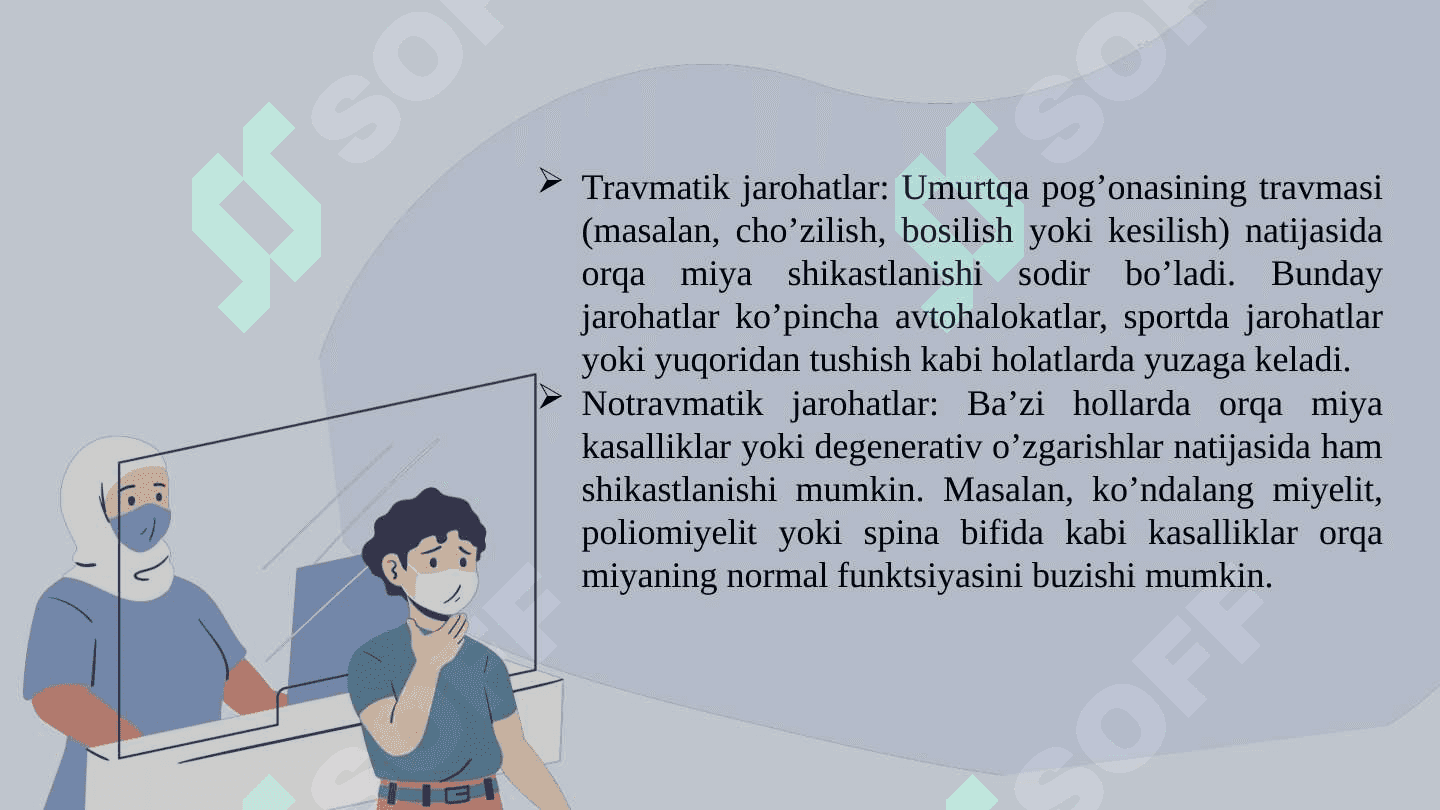 Orqa miya va umurtqa pog'onasining shikastlanishlari 3