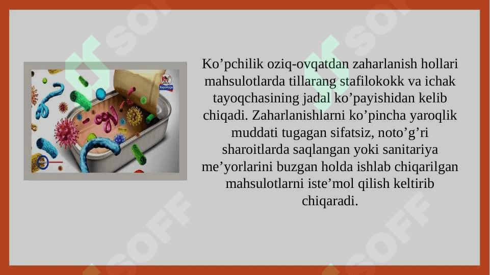 Ovqatdan zaharlanish 3