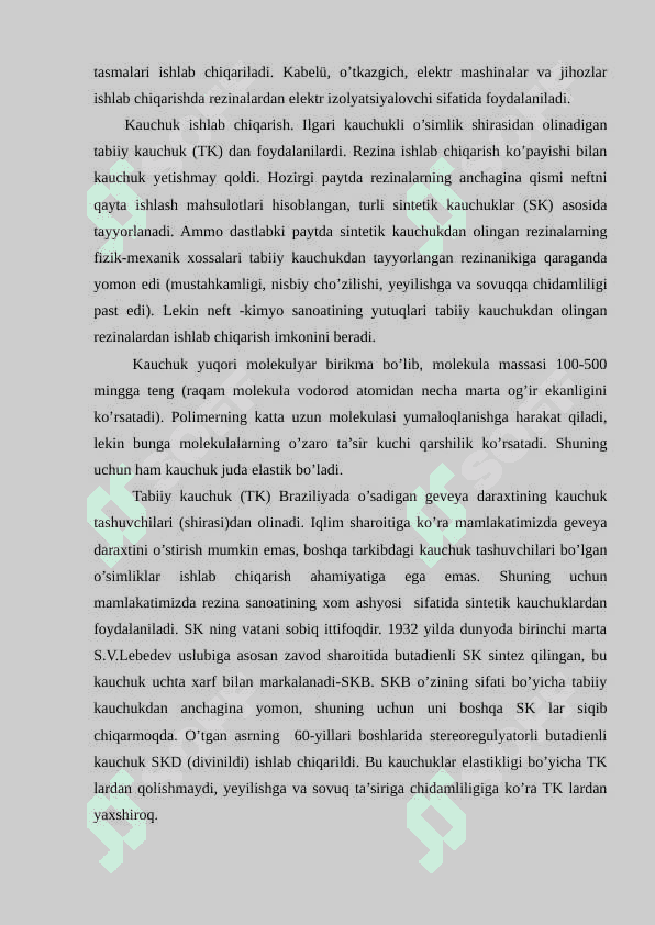 Transport vositalarida ishlatiladigan rezinalar 3