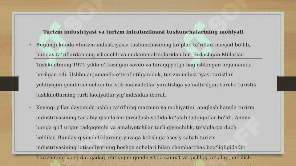 O'zbekistonda turizm infratuzilmalarini takomillashtirish yo'llar 2