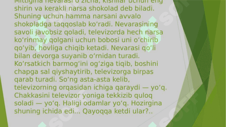 TOG`AY MUROD BOBOSI VA NABIRASI HIKOYASI 3