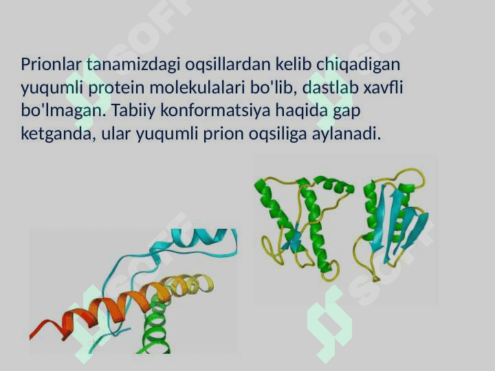 Prionlarni amaliyotda ahamiyati 2