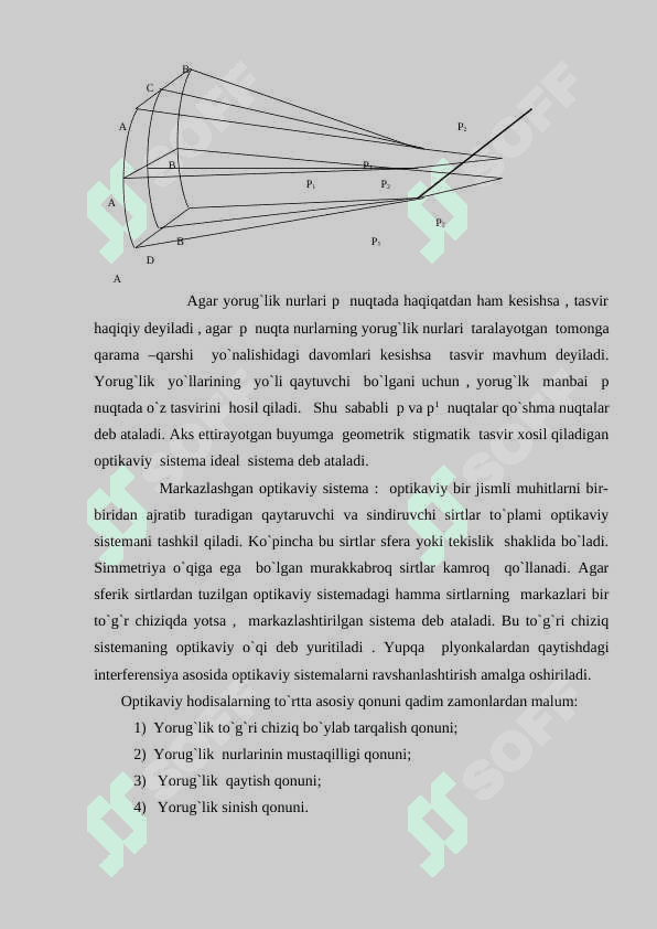 Geometrik optika qonunlari vauning qo’llanilishi 3