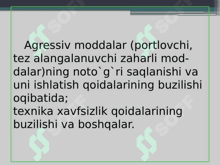 Avariya va katastrofada jabrlanganlarga birinchi tiibbiy yordam ko’rsatish 8