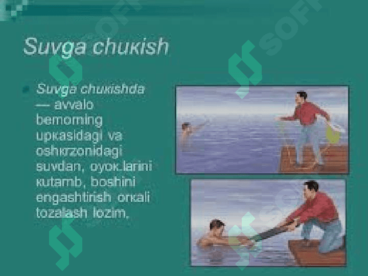 SUVGA CHO’KANDA BIRINCHI YORDAM 8