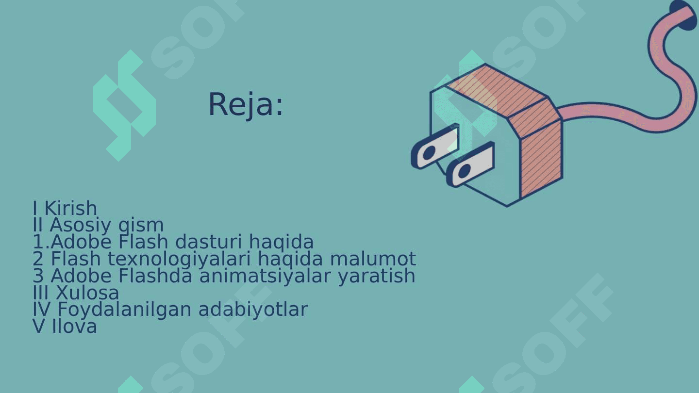Flash dasturlari to'g'risida umumiy ma'lumot 3
