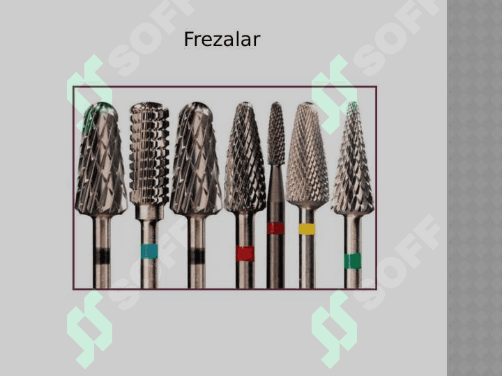 Tishlarni charxlashda ishlatiladigan rotatsion asboblar 7
