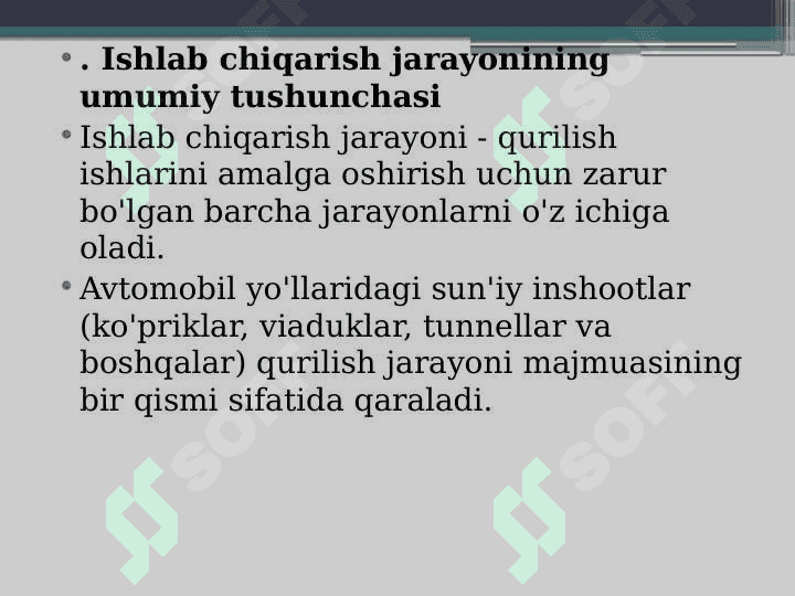 Avtomabil yo'llarida sun'iy inshootlar qurish 3