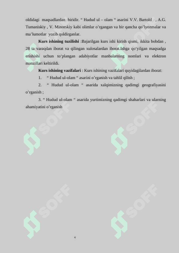 Oʻzbekiston tarixi fanidan kurs ishi 4