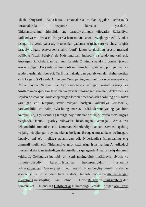 Jahon tarixi fanidan kurs ishi 6