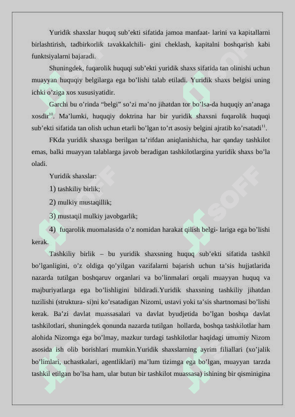 TO'LIQ SHIRKAT YURIDIK SHAXS SIFATIDA 4