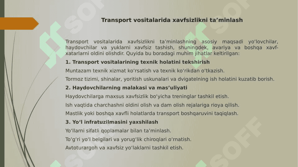 Odam anatomiyasining (antropometrik parametrlarining) xavfsizlikni ta’min lashdagi ahamiyati 5