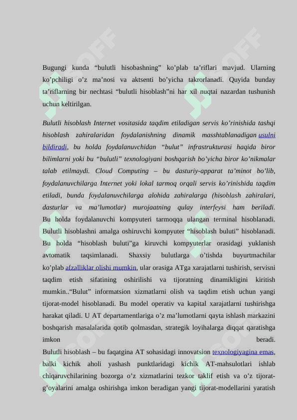 Bulutli va blokchayn texnologiyalari 3